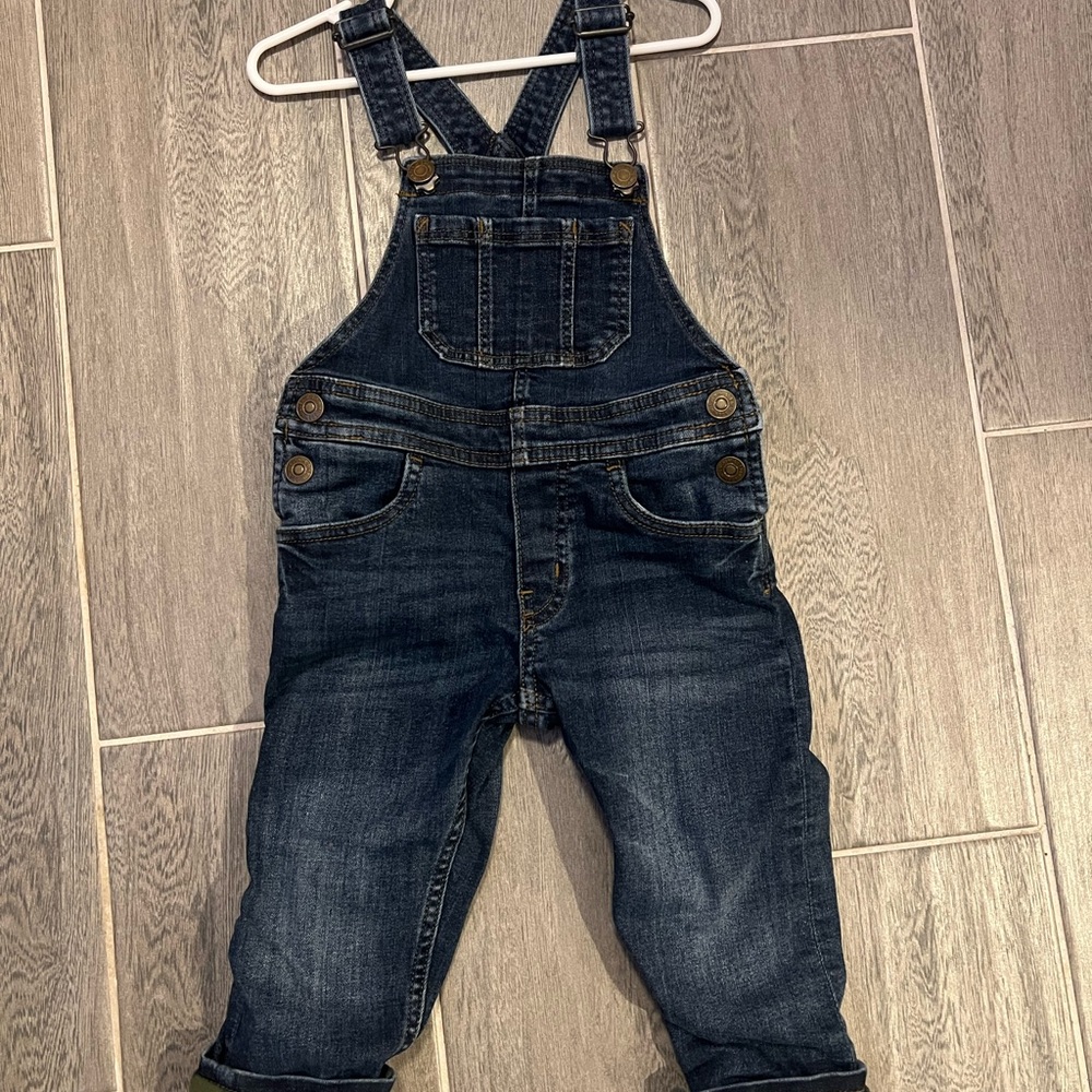 Denim Lined Overalls for Kids